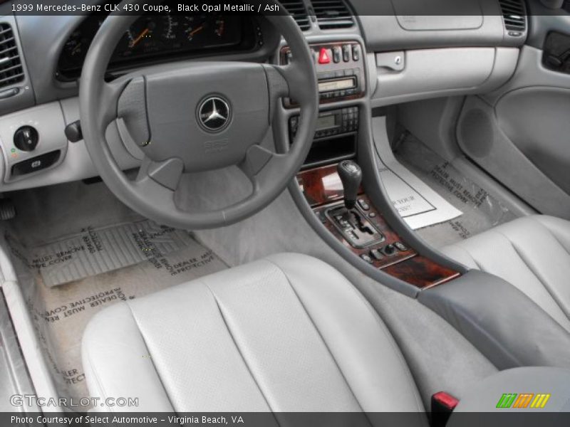 Black Opal Metallic / Ash 1999 Mercedes-Benz CLK 430 Coupe