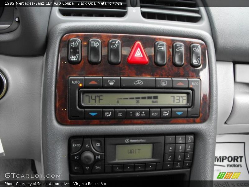Black Opal Metallic / Ash 1999 Mercedes-Benz CLK 430 Coupe