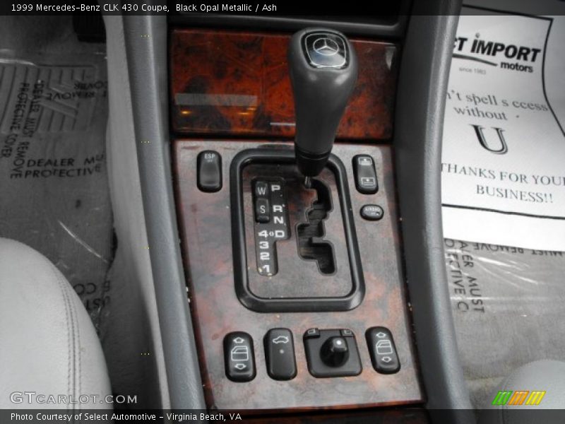 Black Opal Metallic / Ash 1999 Mercedes-Benz CLK 430 Coupe