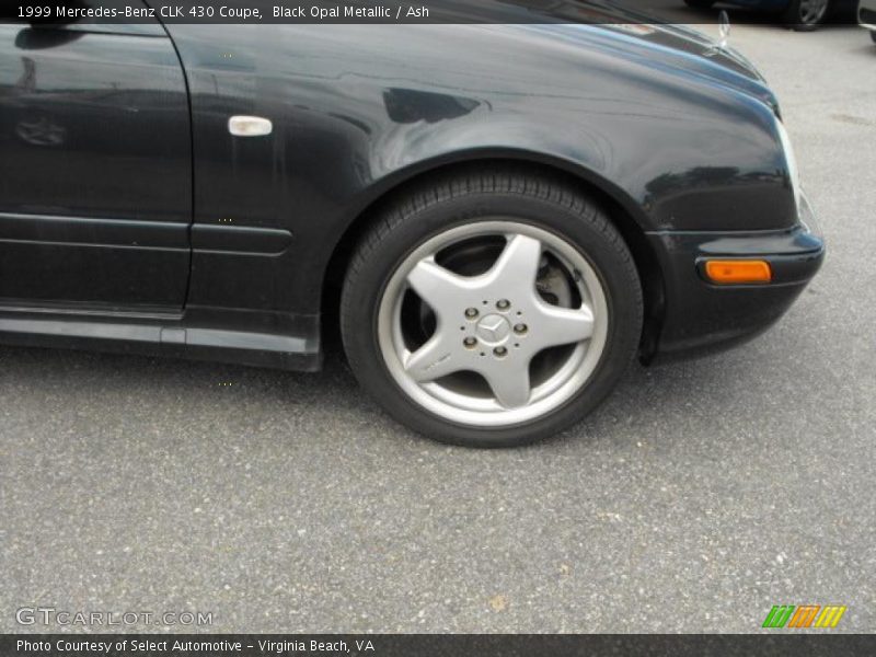 Black Opal Metallic / Ash 1999 Mercedes-Benz CLK 430 Coupe