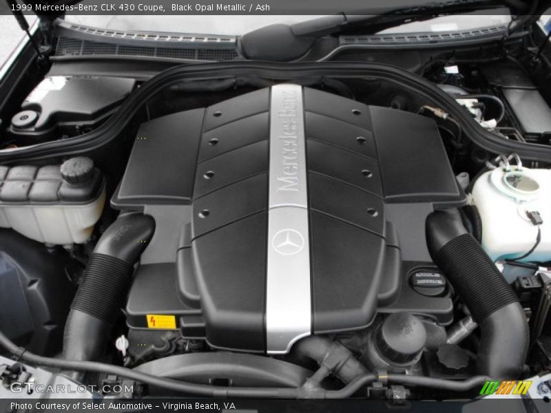 Black Opal Metallic / Ash 1999 Mercedes-Benz CLK 430 Coupe