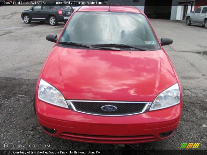 Infra-Red / Charcoal/Light Flint 2007 Ford Focus ZX4 SES Sedan