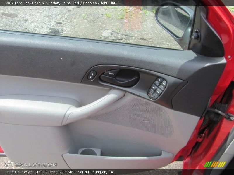Infra-Red / Charcoal/Light Flint 2007 Ford Focus ZX4 SES Sedan