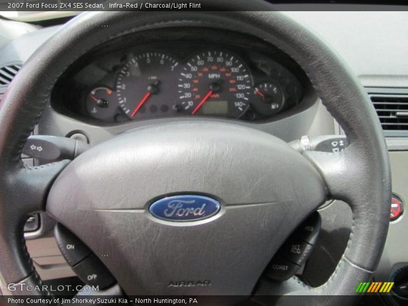 Infra-Red / Charcoal/Light Flint 2007 Ford Focus ZX4 SES Sedan