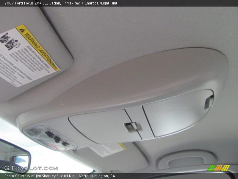 Infra-Red / Charcoal/Light Flint 2007 Ford Focus ZX4 SES Sedan