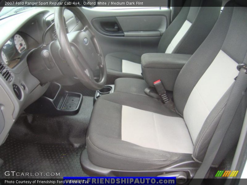 Oxford White / Medium Dark Flint 2007 Ford Ranger Sport Regular Cab 4x4