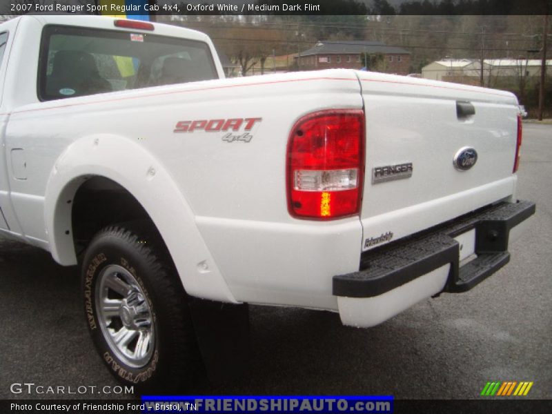 Oxford White / Medium Dark Flint 2007 Ford Ranger Sport Regular Cab 4x4