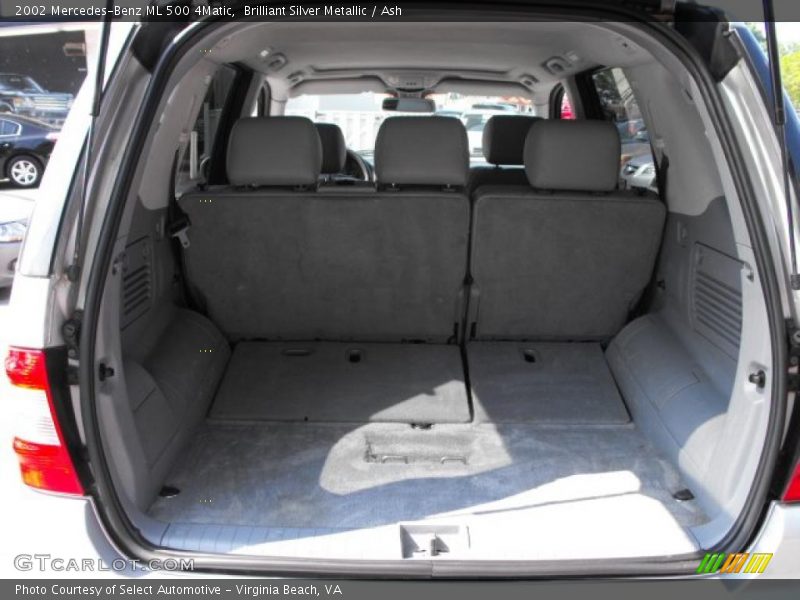 Brilliant Silver Metallic / Ash 2002 Mercedes-Benz ML 500 4Matic