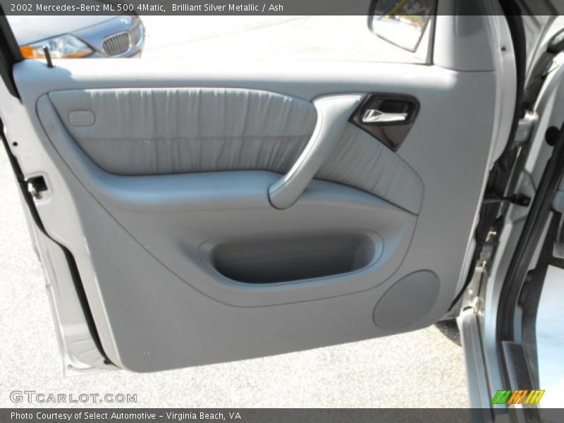 Brilliant Silver Metallic / Ash 2002 Mercedes-Benz ML 500 4Matic