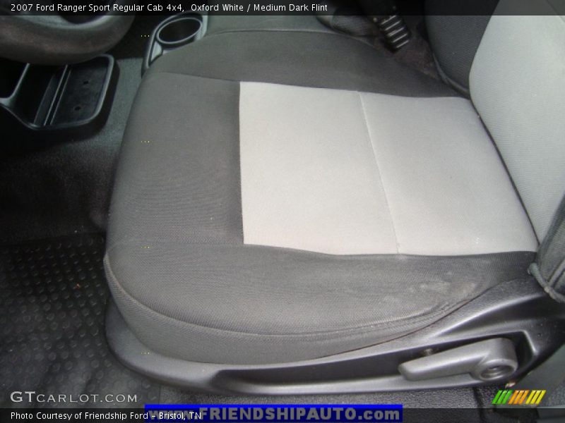 Oxford White / Medium Dark Flint 2007 Ford Ranger Sport Regular Cab 4x4