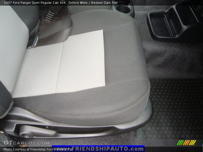 Oxford White / Medium Dark Flint 2007 Ford Ranger Sport Regular Cab 4x4
