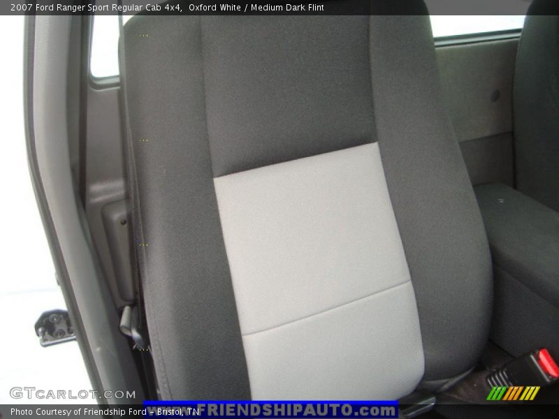 Oxford White / Medium Dark Flint 2007 Ford Ranger Sport Regular Cab 4x4