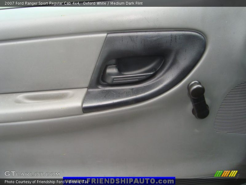 Oxford White / Medium Dark Flint 2007 Ford Ranger Sport Regular Cab 4x4