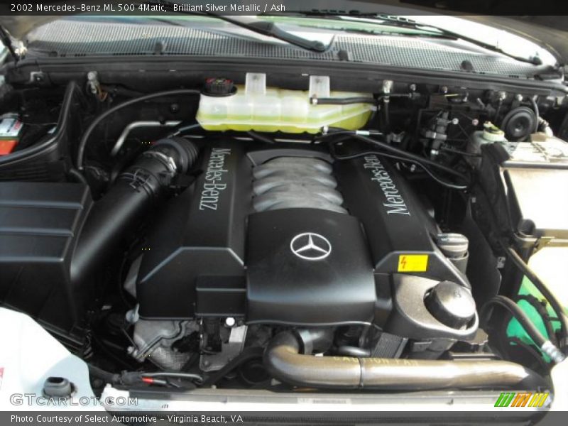 Brilliant Silver Metallic / Ash 2002 Mercedes-Benz ML 500 4Matic