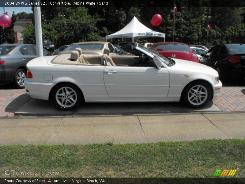 Alpine White / Sand 2004 BMW 3 Series 325i Convertible