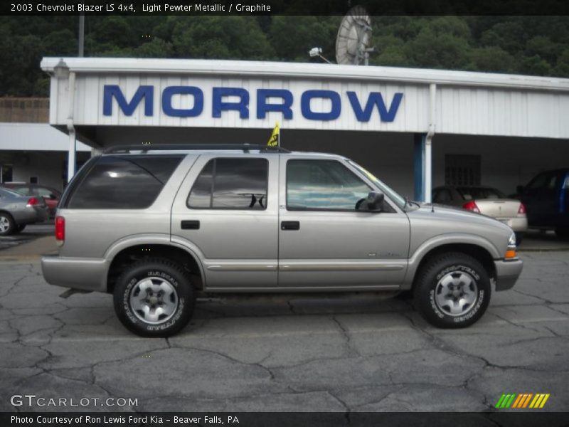 Light Pewter Metallic / Graphite 2003 Chevrolet Blazer LS 4x4