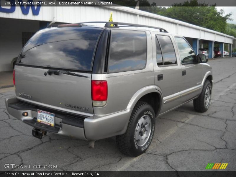 Light Pewter Metallic / Graphite 2003 Chevrolet Blazer LS 4x4