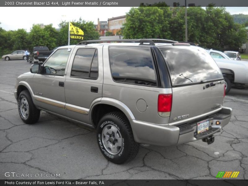 Light Pewter Metallic / Graphite 2003 Chevrolet Blazer LS 4x4