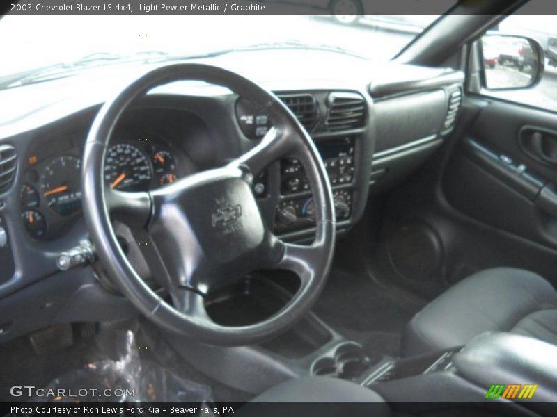 Light Pewter Metallic / Graphite 2003 Chevrolet Blazer LS 4x4