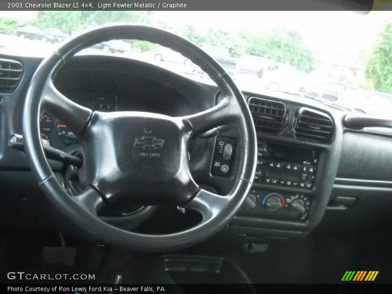 Light Pewter Metallic / Graphite 2003 Chevrolet Blazer LS 4x4