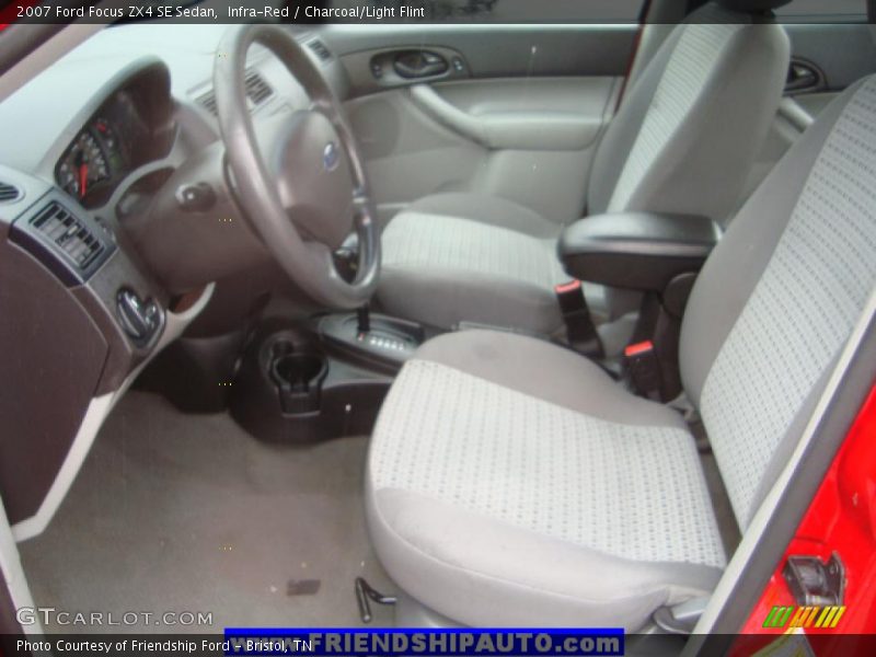 Infra-Red / Charcoal/Light Flint 2007 Ford Focus ZX4 SE Sedan