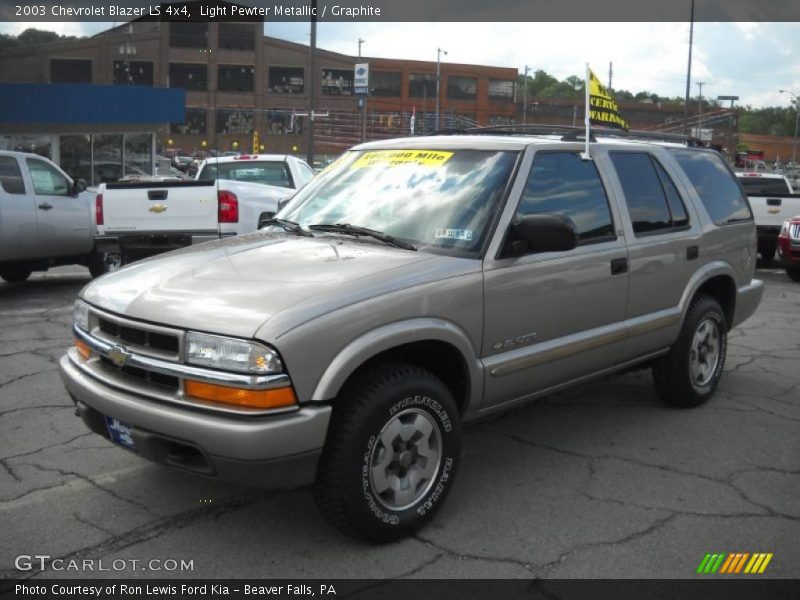 Light Pewter Metallic / Graphite 2003 Chevrolet Blazer LS 4x4