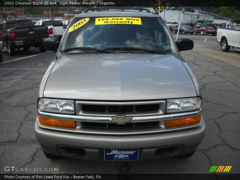 Light Pewter Metallic / Graphite 2003 Chevrolet Blazer LS 4x4