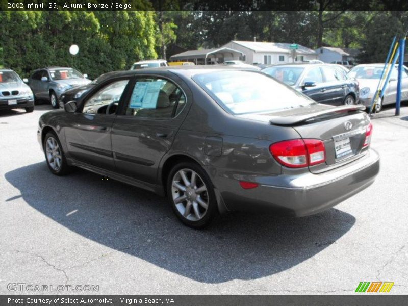 Autumn Bronze / Beige 2002 Infiniti I 35