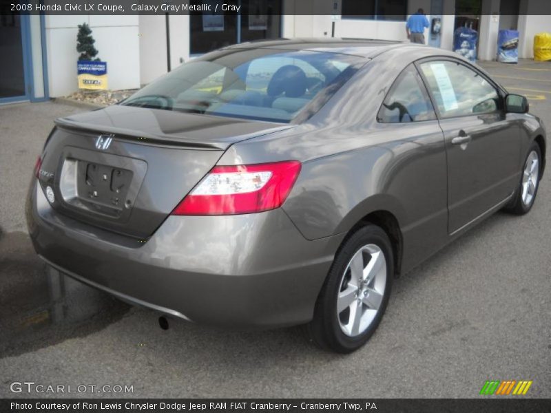 Galaxy Gray Metallic / Gray 2008 Honda Civic LX Coupe