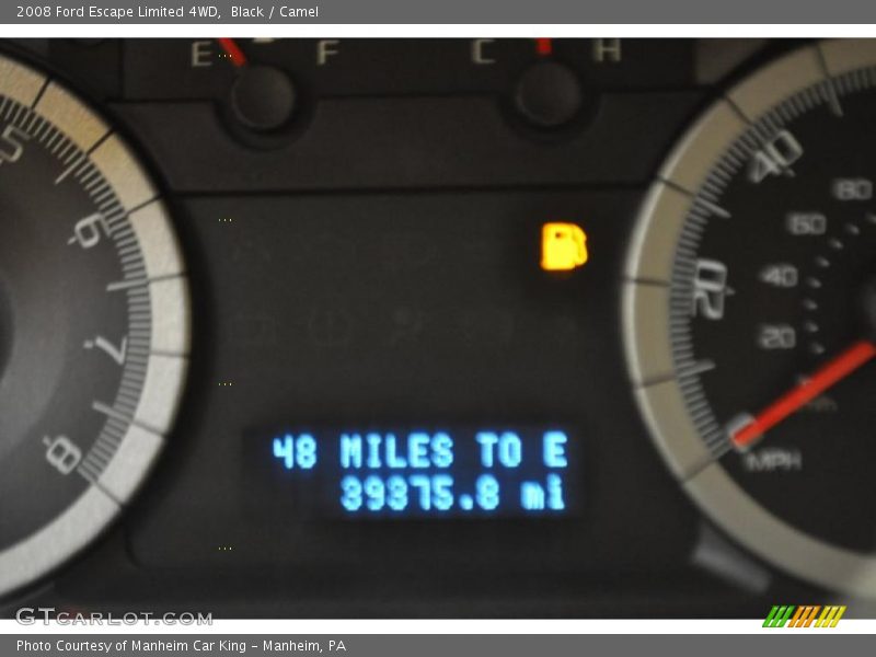 Black / Camel 2008 Ford Escape Limited 4WD