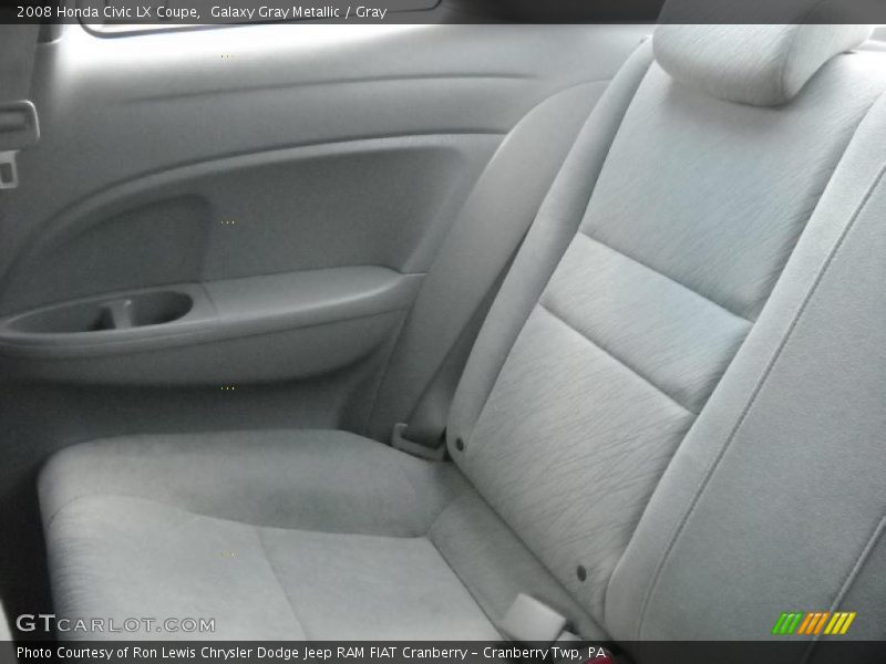 Galaxy Gray Metallic / Gray 2008 Honda Civic LX Coupe