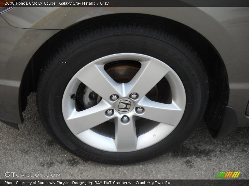 Galaxy Gray Metallic / Gray 2008 Honda Civic LX Coupe