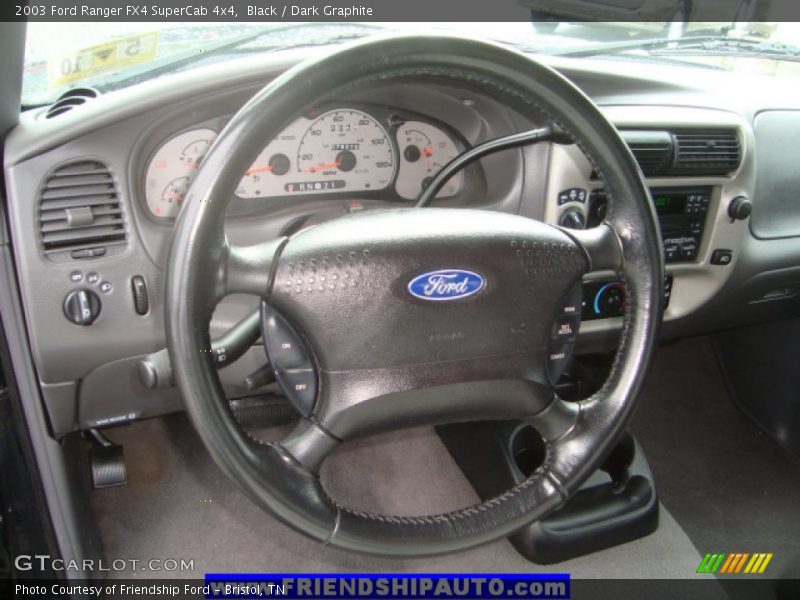 Black / Dark Graphite 2003 Ford Ranger FX4 SuperCab 4x4