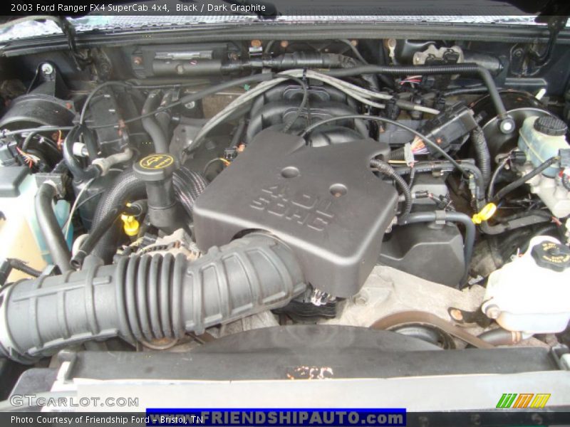 Black / Dark Graphite 2003 Ford Ranger FX4 SuperCab 4x4