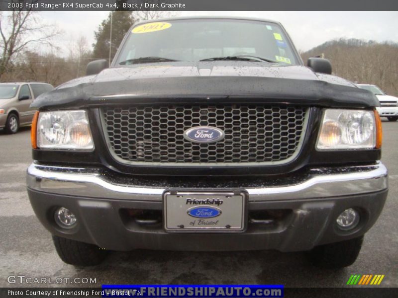 Black / Dark Graphite 2003 Ford Ranger FX4 SuperCab 4x4