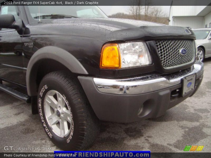 Black / Dark Graphite 2003 Ford Ranger FX4 SuperCab 4x4