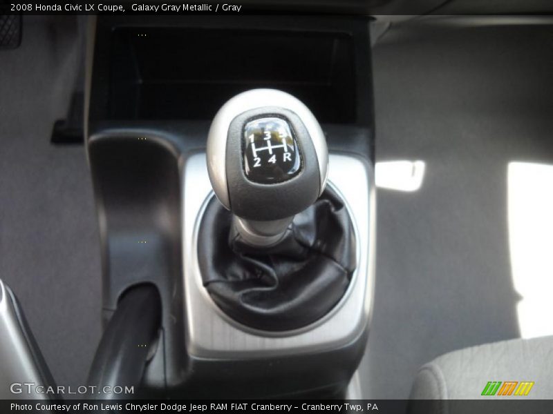 Galaxy Gray Metallic / Gray 2008 Honda Civic LX Coupe