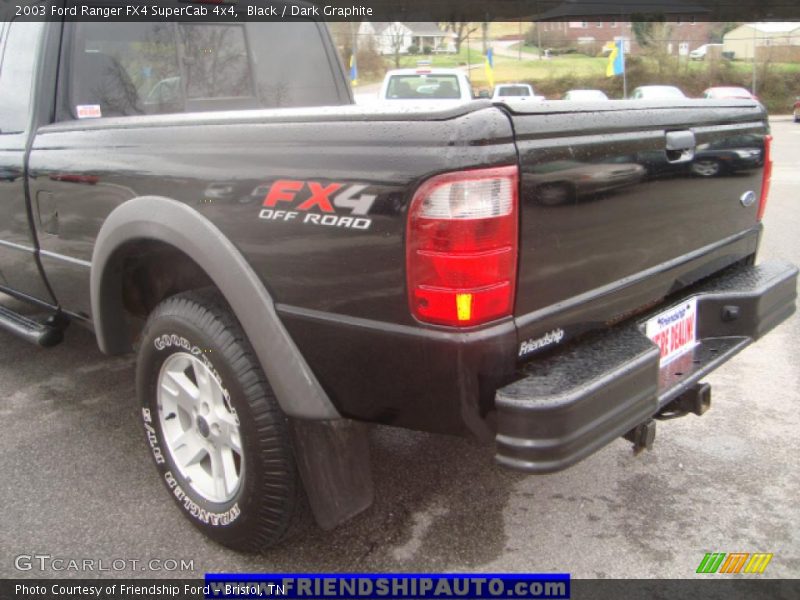 Black / Dark Graphite 2003 Ford Ranger FX4 SuperCab 4x4