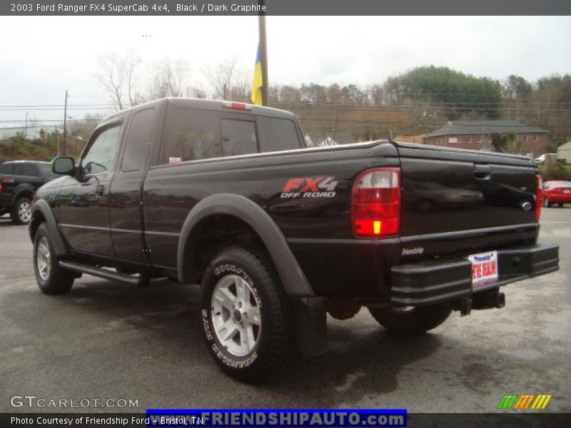 Black / Dark Graphite 2003 Ford Ranger FX4 SuperCab 4x4