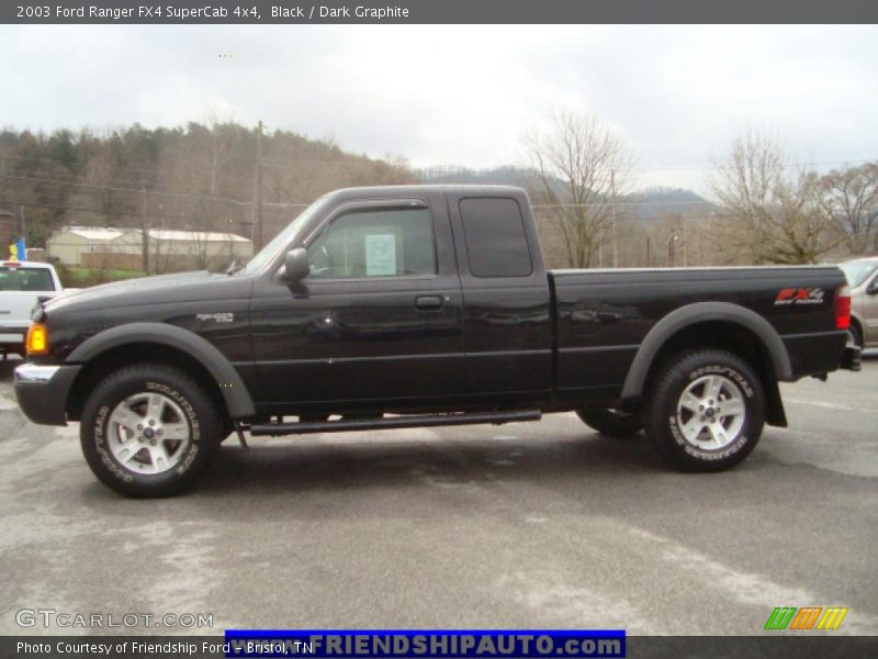 Black / Dark Graphite 2003 Ford Ranger FX4 SuperCab 4x4