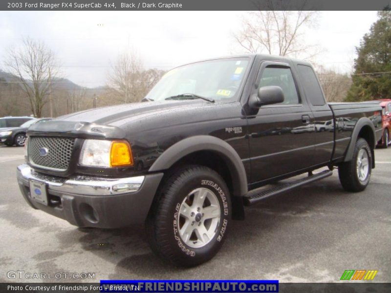 Black / Dark Graphite 2003 Ford Ranger FX4 SuperCab 4x4