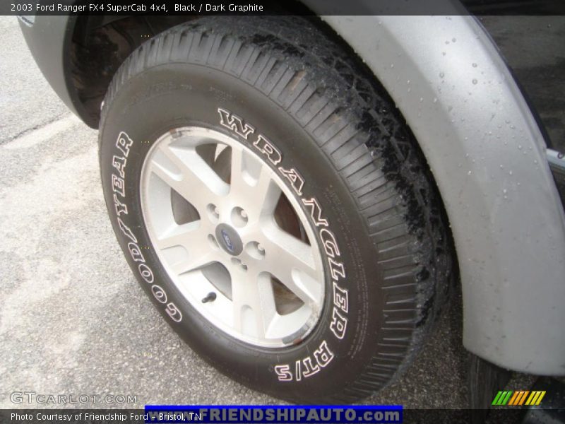 Black / Dark Graphite 2003 Ford Ranger FX4 SuperCab 4x4