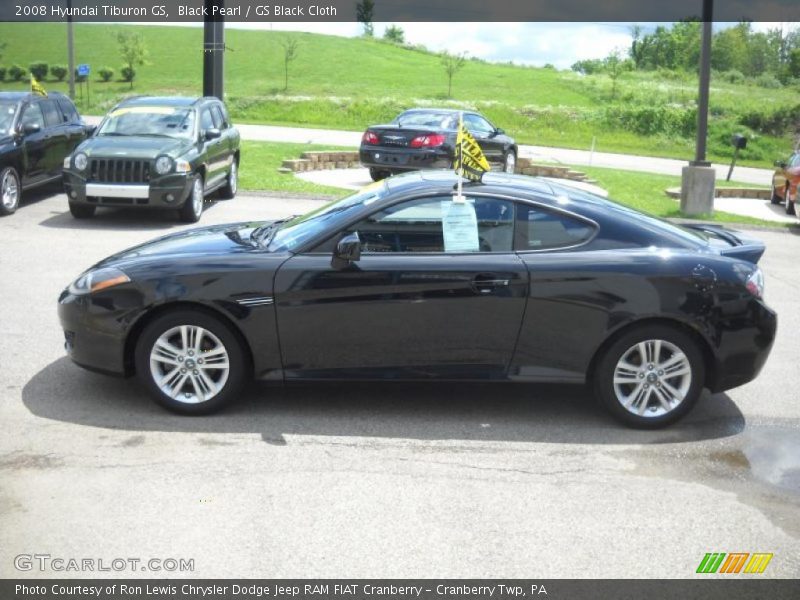 Black Pearl / GS Black Cloth 2008 Hyundai Tiburon GS