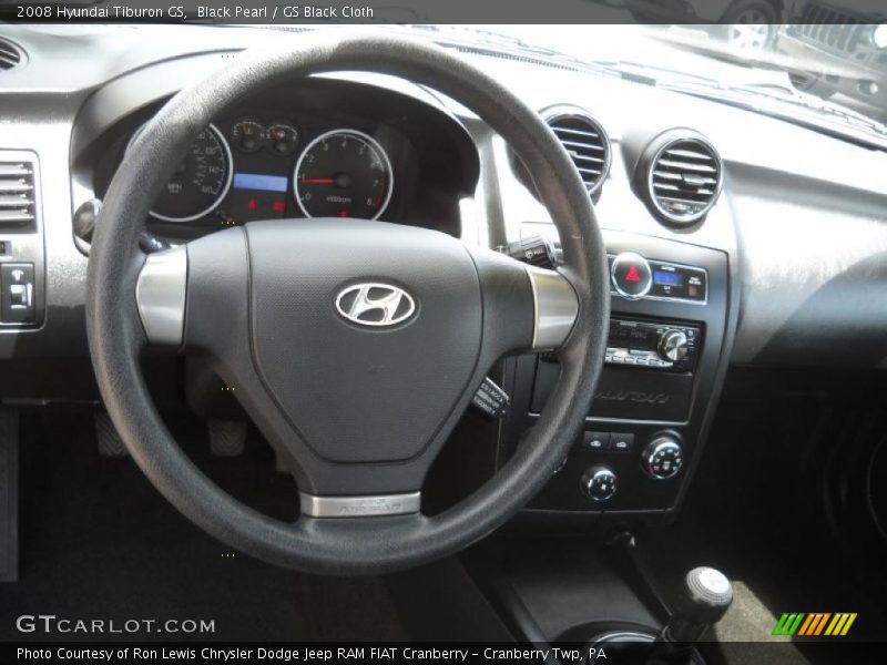 Black Pearl / GS Black Cloth 2008 Hyundai Tiburon GS