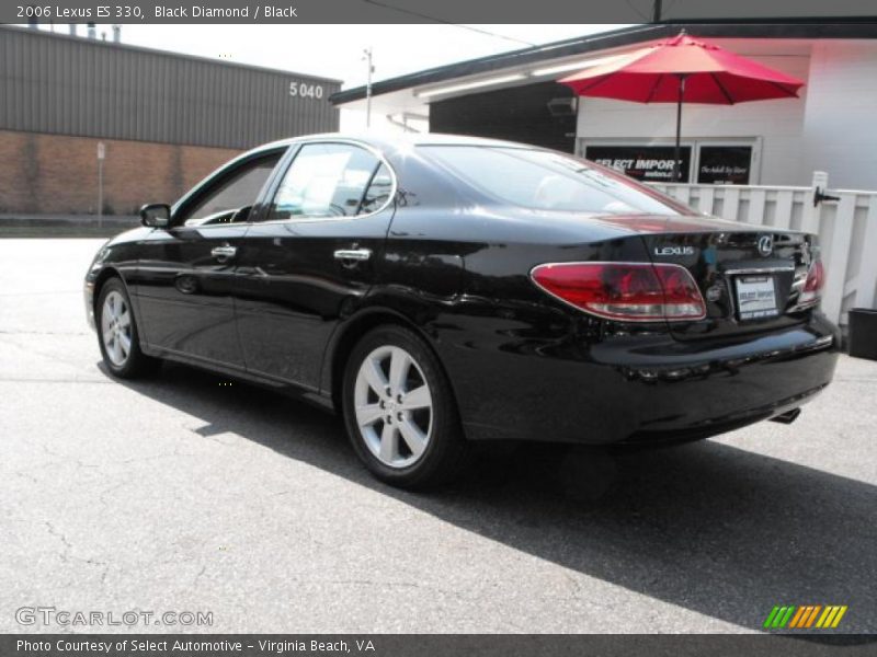 Black Diamond / Black 2006 Lexus ES 330