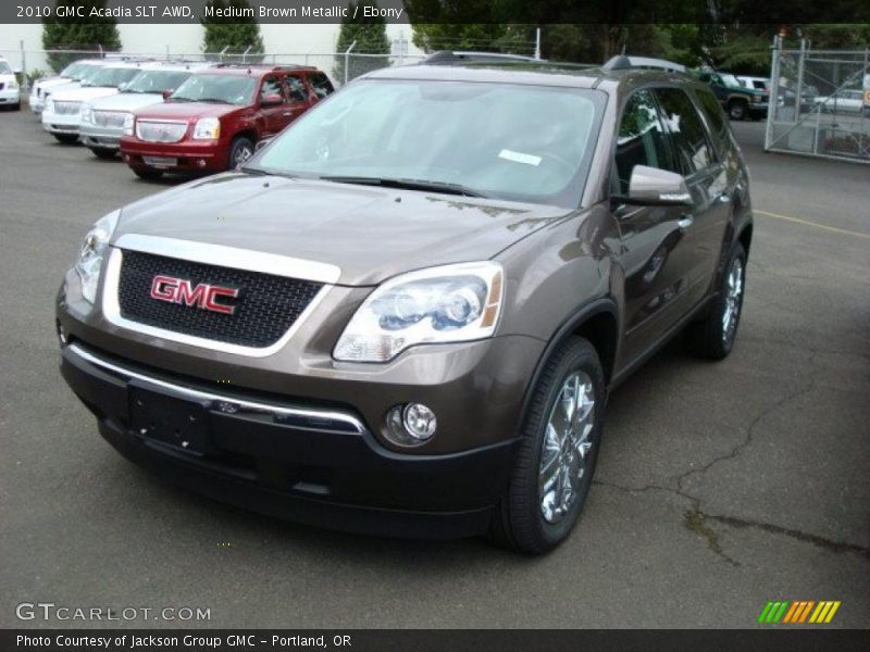 Medium Brown Metallic / Ebony 2010 GMC Acadia SLT AWD