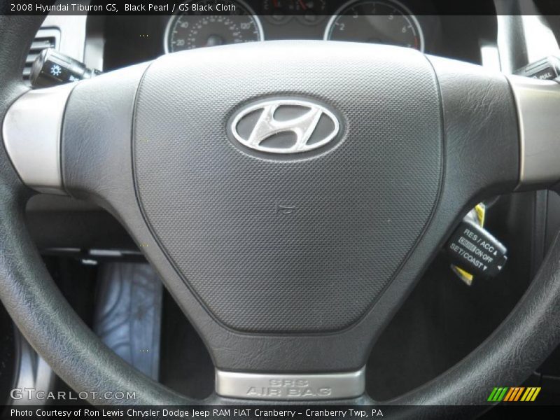 Black Pearl / GS Black Cloth 2008 Hyundai Tiburon GS