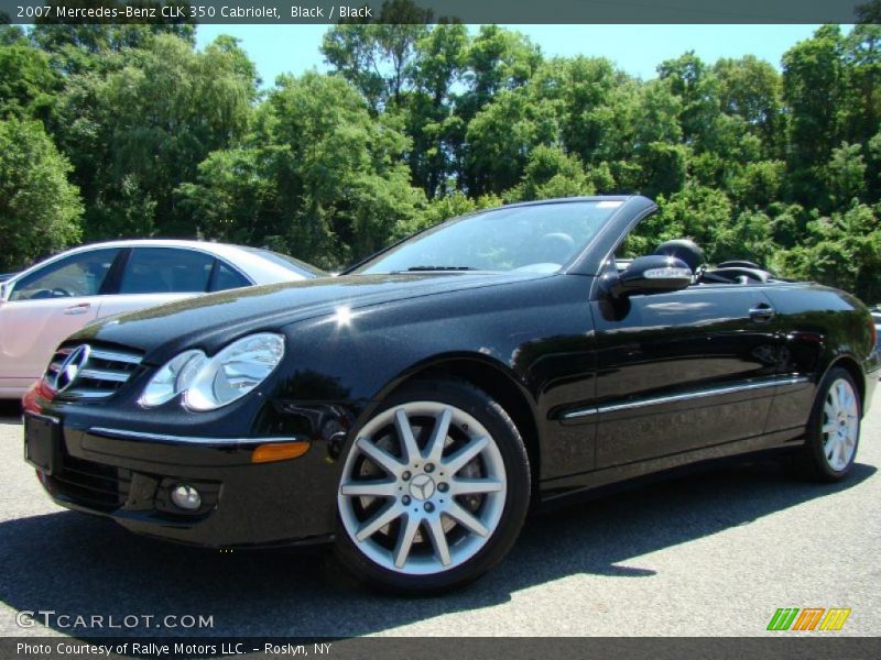 Black / Black 2007 Mercedes-Benz CLK 350 Cabriolet