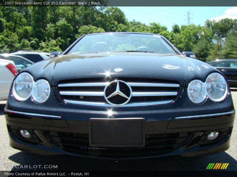 Black / Black 2007 Mercedes-Benz CLK 350 Cabriolet