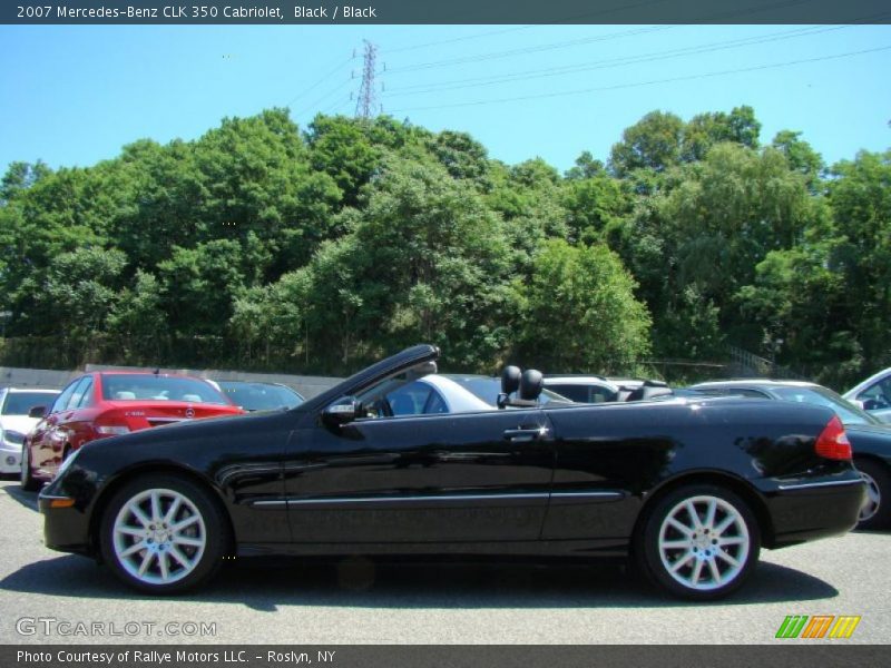 Black / Black 2007 Mercedes-Benz CLK 350 Cabriolet